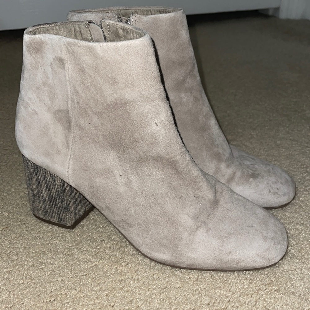 Grey booties